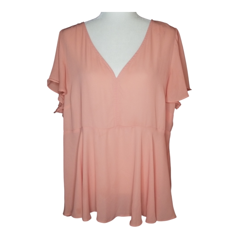 Torrid Peach Blouse